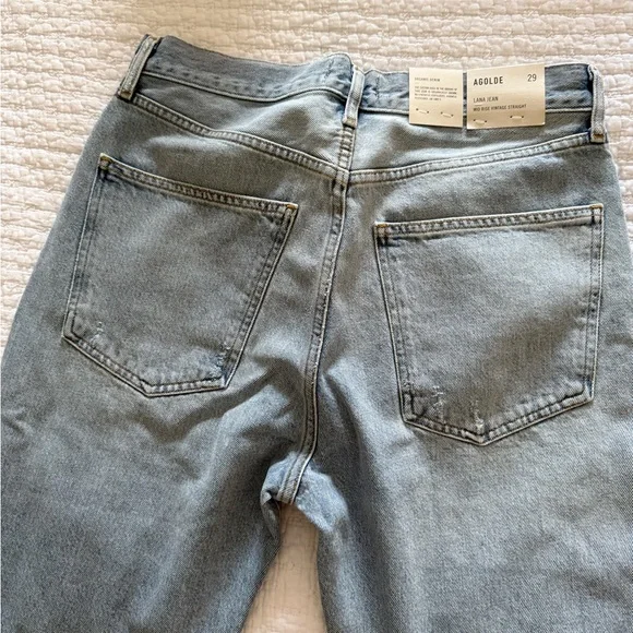 Agolde Lana Jean Mid Rise Vintage Straight